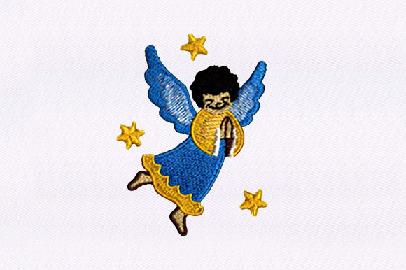 Angel Girl: A Sweet Machine Embroidery Design for Handmade Gifts