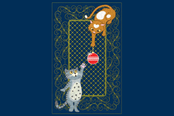 Christmas Kitties: A Festive Embroidery Review for Craft Fairs