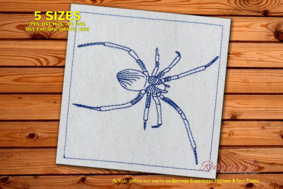 Common House Spiders Redwork: A Craft Fair Review