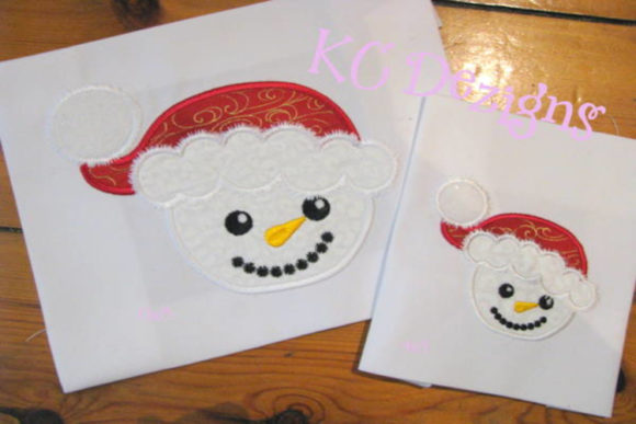 Cute Snowman Face: A Seller's Review for Winter Embroidery