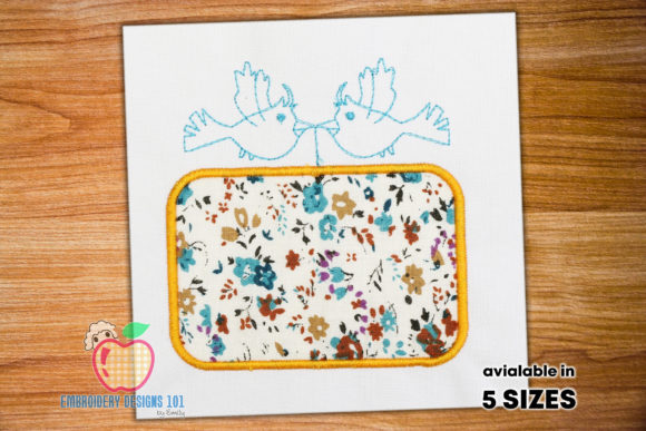 Flying Bird Holding Frame Applique: A Designer's Review