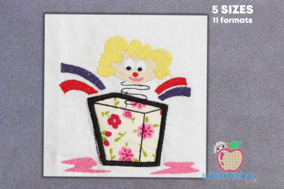 Joker in the Box Toy Applique: A Designer's Review