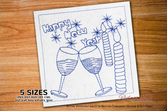 New Year Celebration with Wine Glass and Candles Review