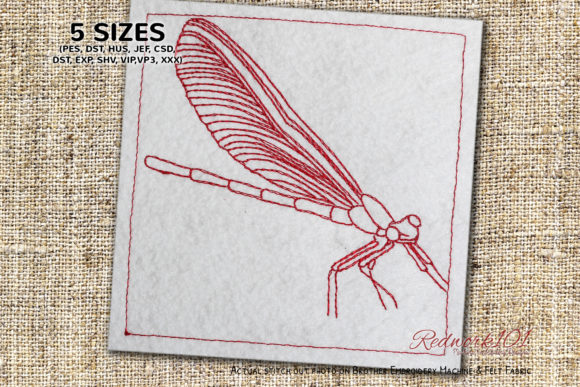 Odonata Redwork: A Designer's Review for Craft Fair Success