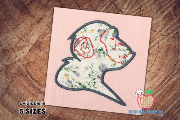 Review: Close Up of Monkey Face Applique Pattern