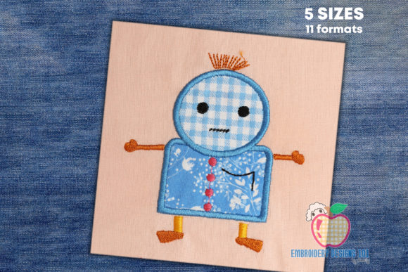 Review: Happy Cartoon Boy Applique Pattern for Gifts
