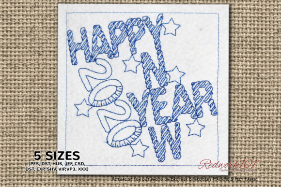Review: Happy New Year with Stary Background Design