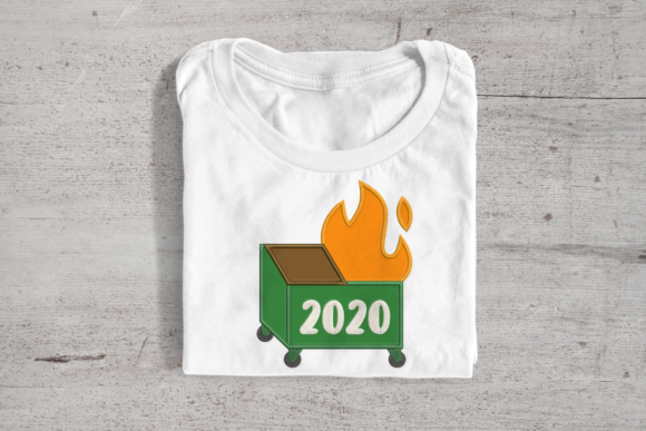Reviewing the Dumpster Fire Applique for Etsy Shops
